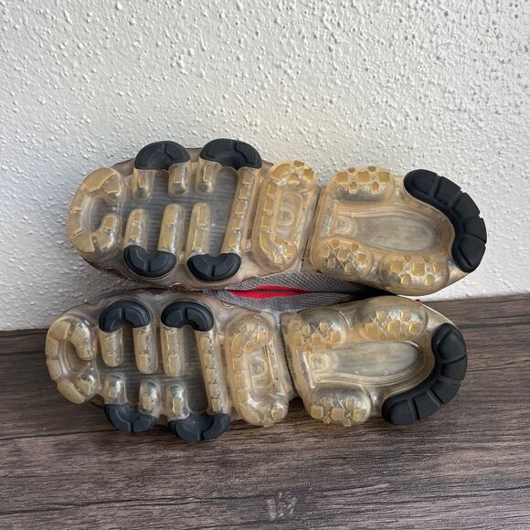 Nike Air Vapormax 2019 Black Metallic Gold Running CU4872 001 Womens Size 8.5 - Picture 5 of 7